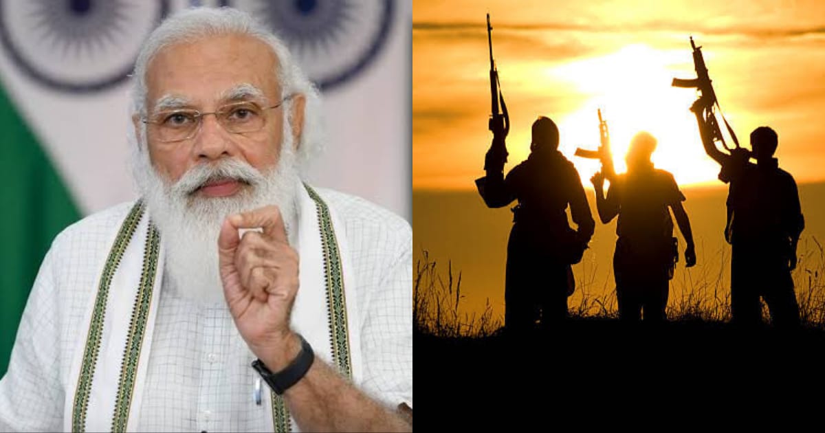 Narendra Modi made remarks about Terrorism