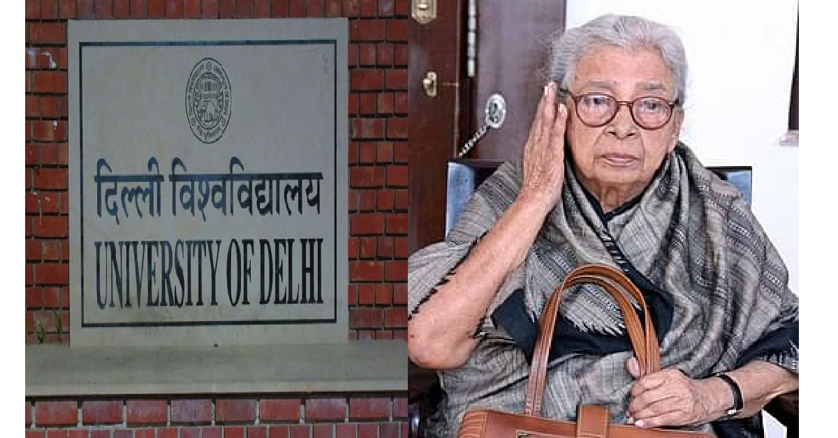Draupadi removed from DU course