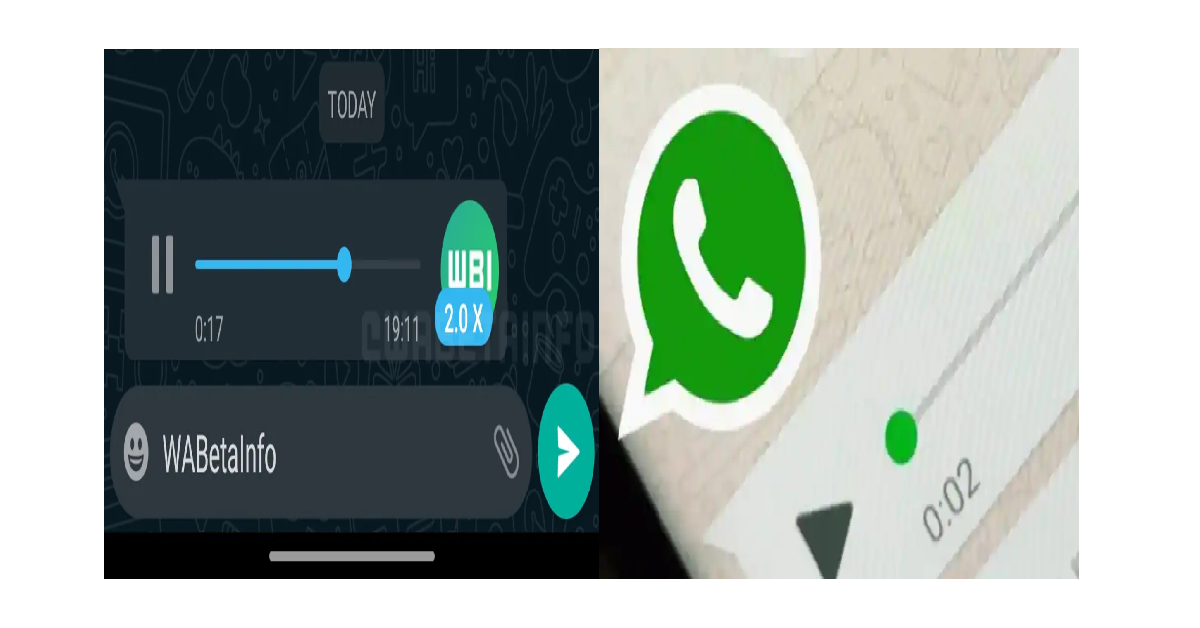 WhatsApp audio message latest update