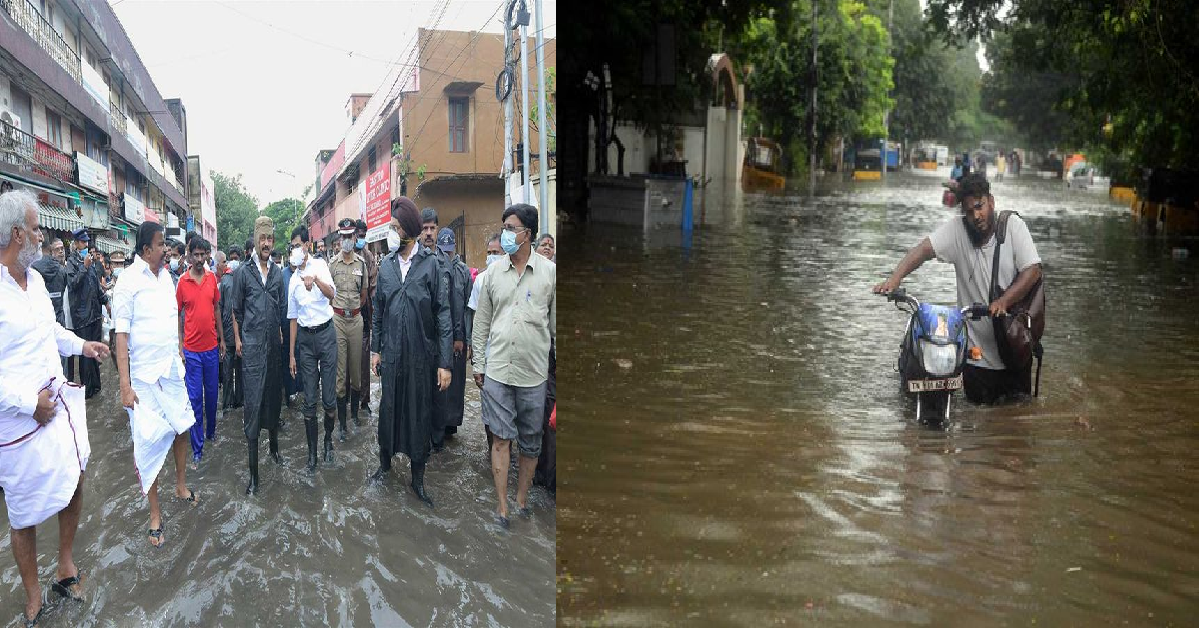 Heavy rains in Chennai
