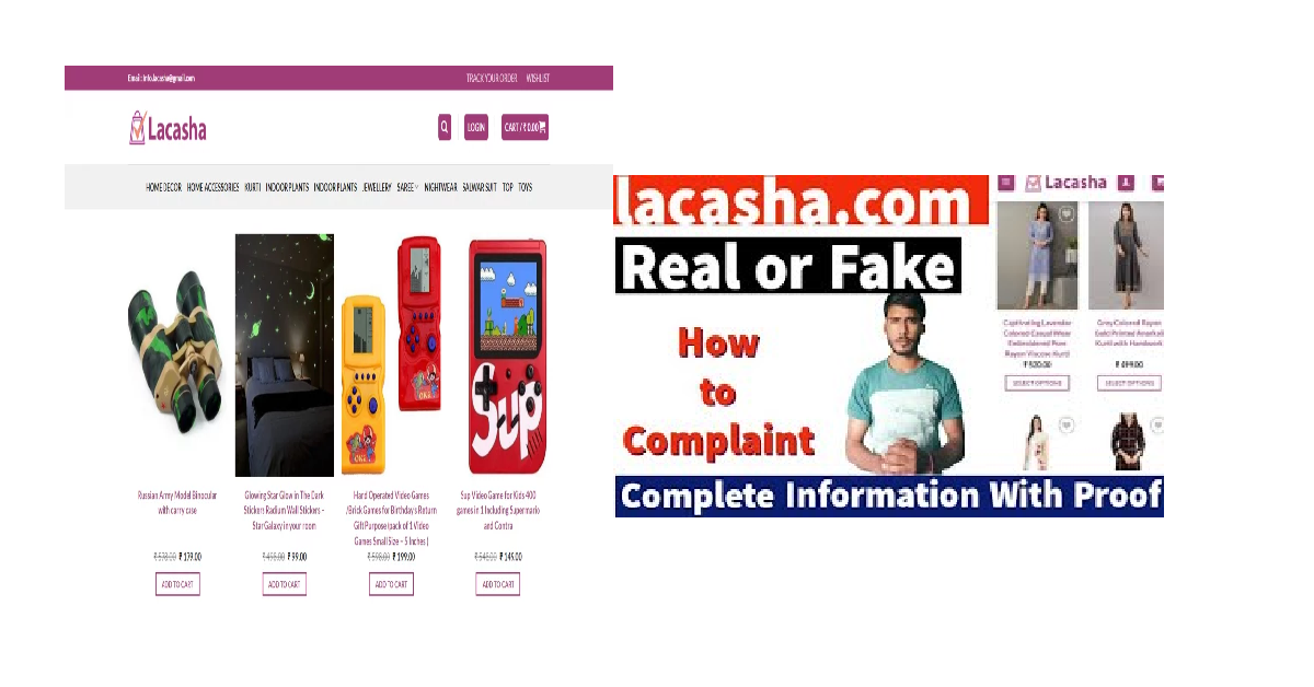 lacasha.com website review