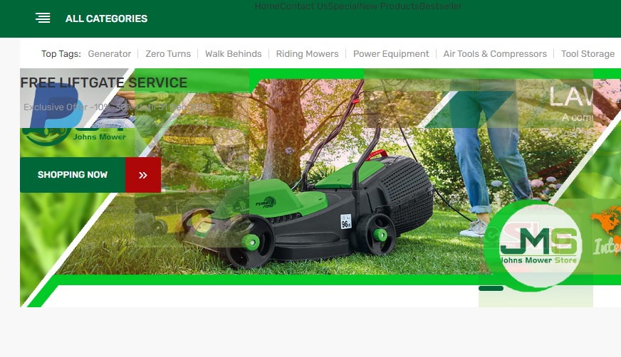 Johns mower store