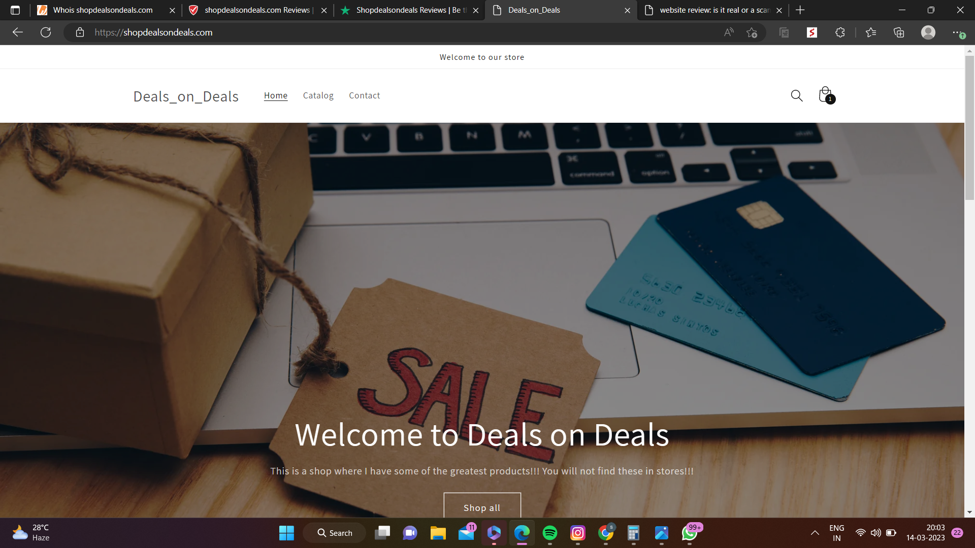 Shopdealsondeals.com Review