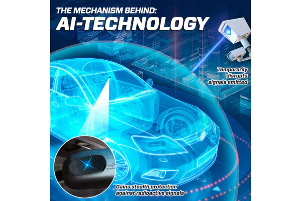 DriveFree AI-Techology Vehicle Signal Concealer Device