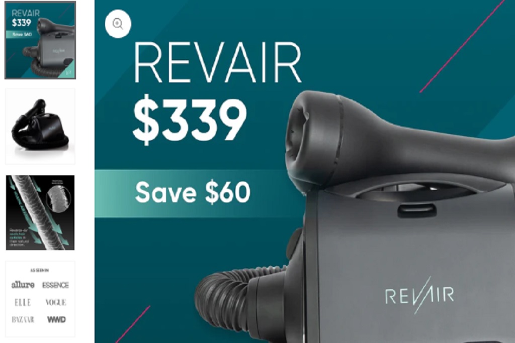 Revair hair dryer