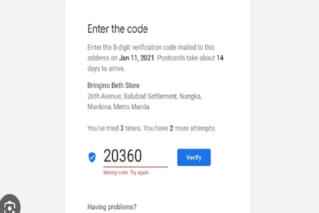 Google Business Listing Calls