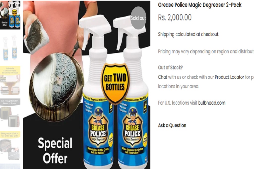 Grease Police Magic Degreaser