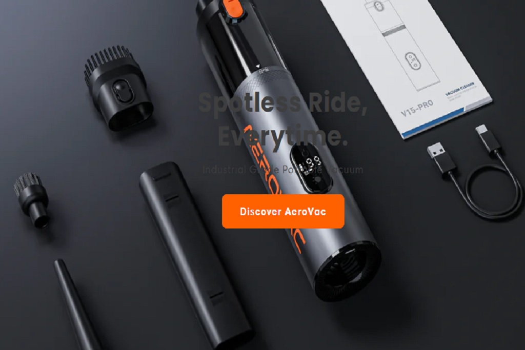 Aerovac car vaccum