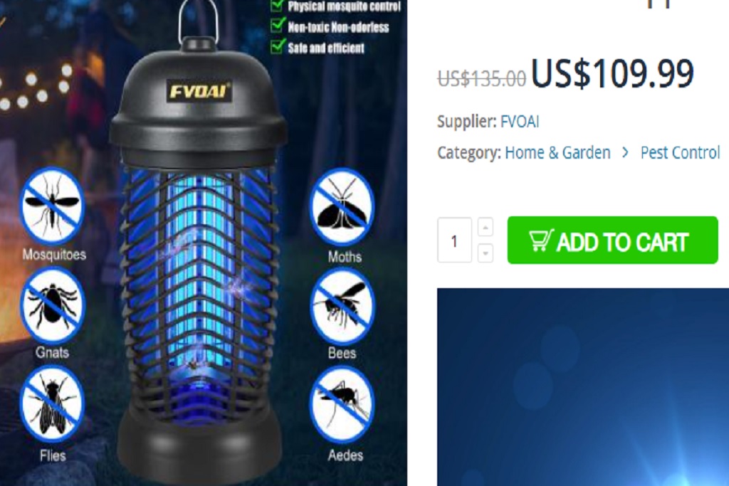 Fvoai bug zapper