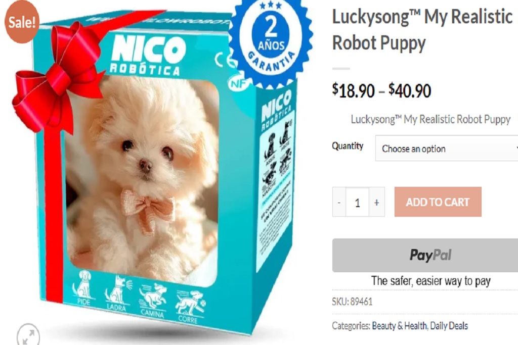 Luckysong My Realistic Robot Puppy