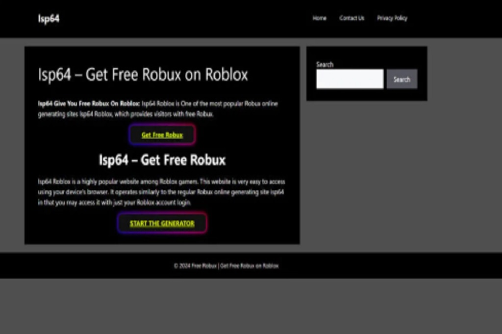 ISP64.site "Free Robux