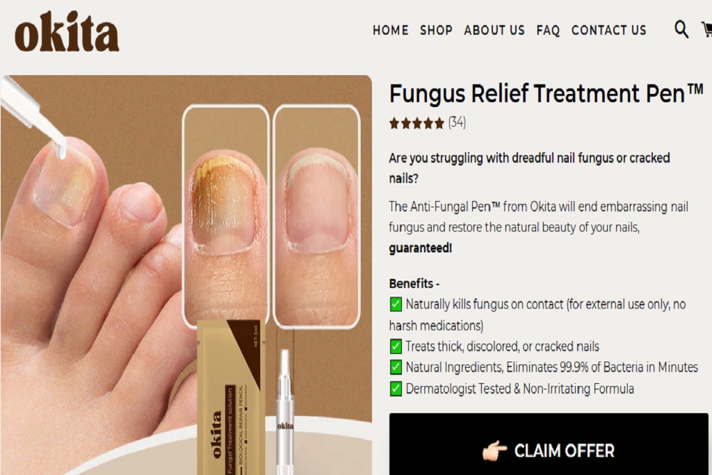 Okita toenail fungus pen