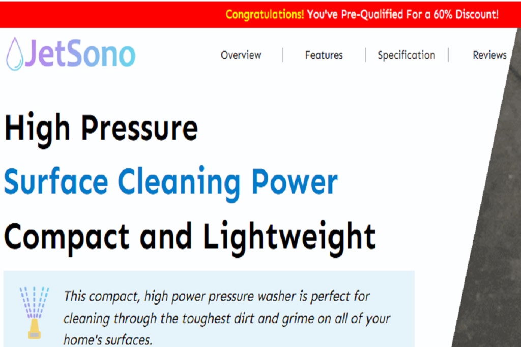 Jetsono pressure washer