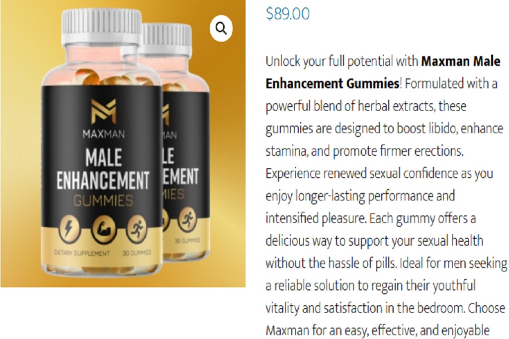 Maxman Male Enhancement Gummies