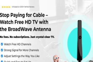 Broadwave antena