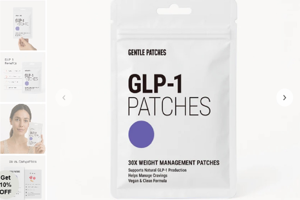 Gentle patches GLP-1