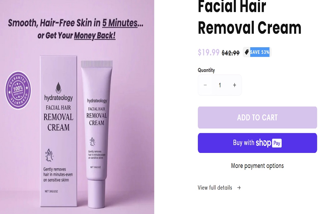 Hydrateology Hair Removal