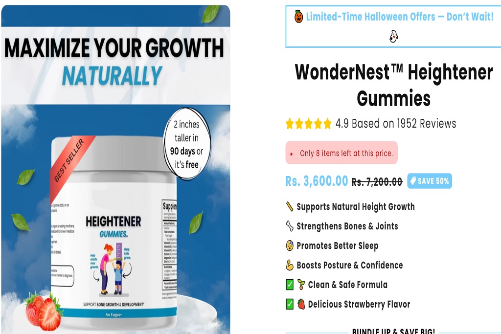 WonderNest Heightener Gummies