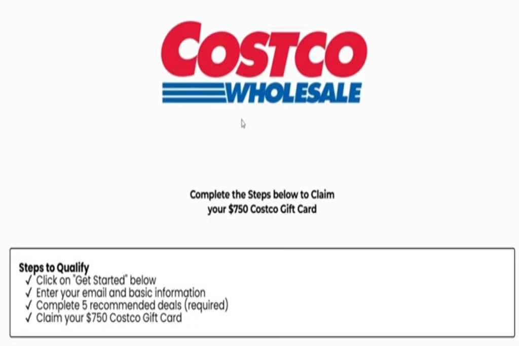 Bulk Steps Costco $750 gift card