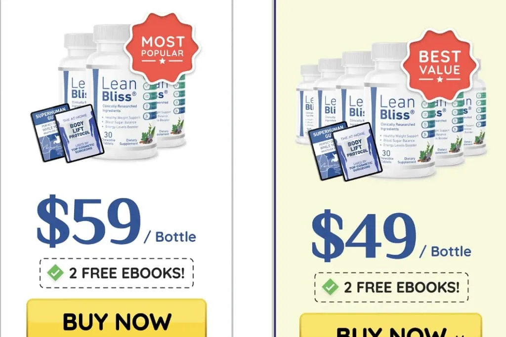 Screenshot of the Slimtiide product page displaying the Slimtide Natural Weight Loss Supplement, pricing offers, and promotional claims