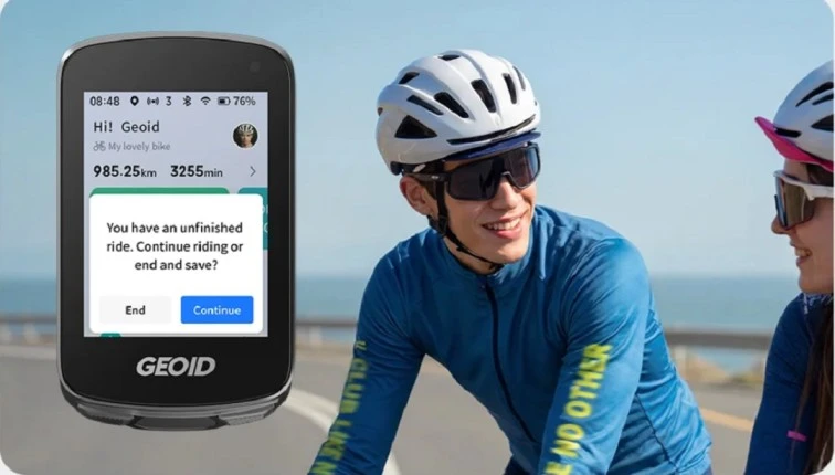 GEOID Sports review 2026 showing GEOID CC700Pro Bike Computer and investigation into whether geoidsports com is scam or legit