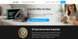 Mendable Shoulder Massager featured on mendablemassager net reviewed in the Hewelth scam or legit 2026 investigation.