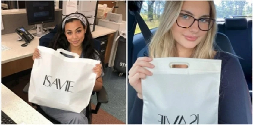 Isavie review showing whether Isavie is a scam or legit online handbag store in 2026