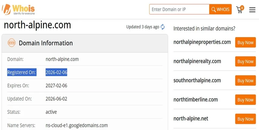 North Alpine Review 2026: Is North Alpine Scam or Legit? North Alpine review 2026 showing footwear and outdoor clothing products with investigation into whether north-alpine com is scam or legit