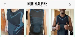 North Alpine review 2026 showing footwear and outdoor clothing products with investigation into whether north-alpine com is scam or legit