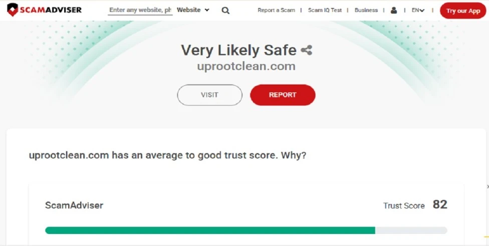 Uproot Clean Review 2026: Scam or Legit? Uproot Clean website homepage featuring pet hair removal and home cleaning products