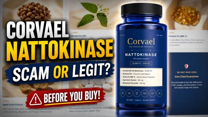 Blissta Corvael Nattokinase review 2026 examining whether blissta co is scam or legit