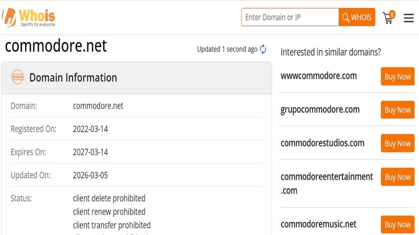 Commodore International Corporation review 2026 showing whether Commodore net is scam or legit