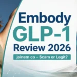 Embody GLP-1 Review 2026 examining joinem.co pricing, trust score, customer complaints, and compounded medication concerns