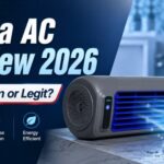 Froza AC Review 2026 featured image showing the portable cooling device with scam or legit warning text.