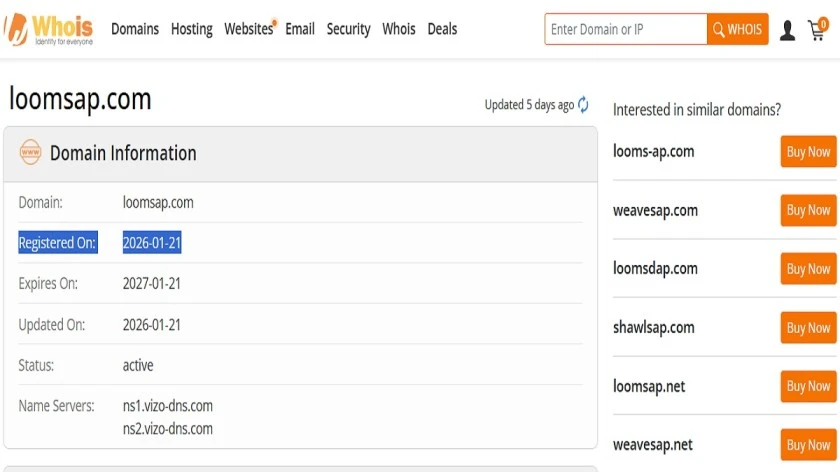 Loomsap com scam or legit review 2026 with online fashion shopping warning signs