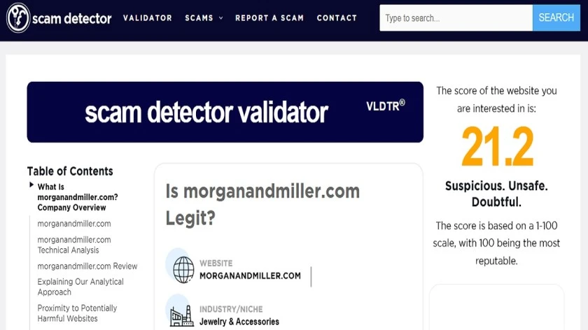 Morgan & Miller Review 2026 feature image showing jewelry, an elderly couple in a jewelry store, and the question “Scam or Legit?”