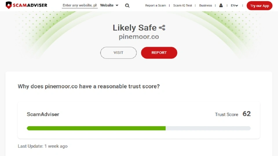 Pinemoor Review 2026 feature image showing Pinemoor tick protection drops with a scam or legit headline