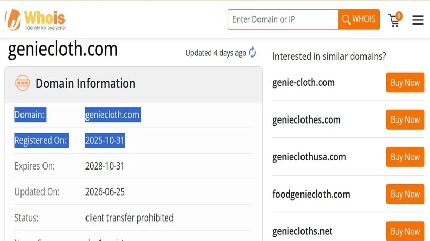 GenieCloth Review 2026 examining whether GenieCloth com is a scam or legitimate cleaning cloth store