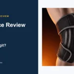 Dr. Brace knee brace product on the right beside a ZeroThought review title.