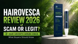 Hunkerk com review 2026 examining the store’s low trust score, young domain, huge discounts, and shopping risks