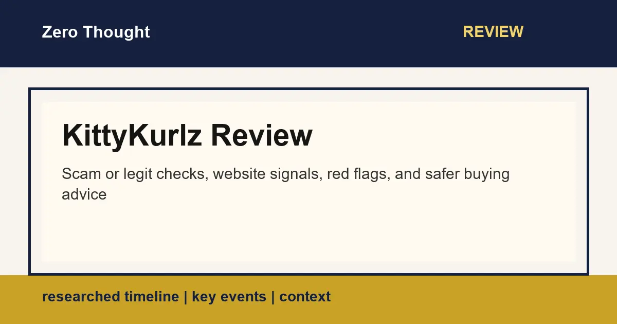 Featured image for KittyKurlz Review with scam or legit review and buyer safety checks
