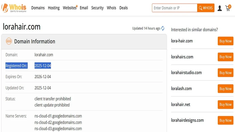 LoraHair com review 2026 examining whether the hair-styling website is scam or legit
