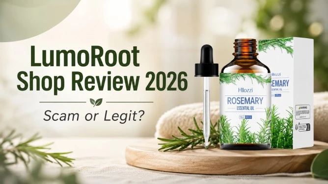 LumoRoot shop review 2026 examining whether the hair-growth store is scam or legit
