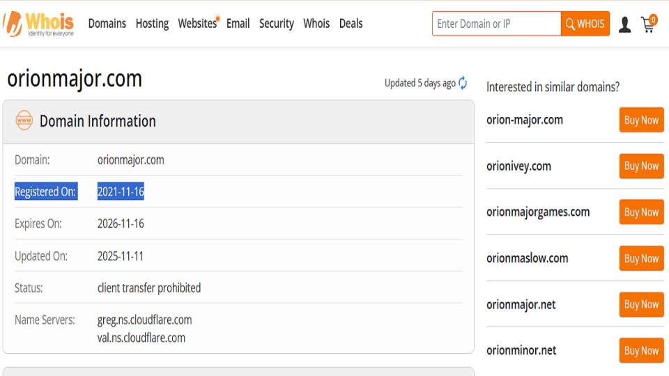 OrionMajor com scam or legit review showing online shopping products and warning signs
