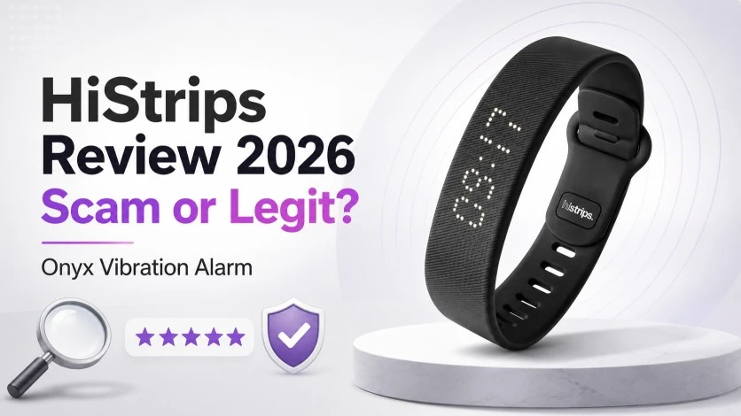 HiStrips Onyx Vibration Alarm featured in a 2026 scam or legit review