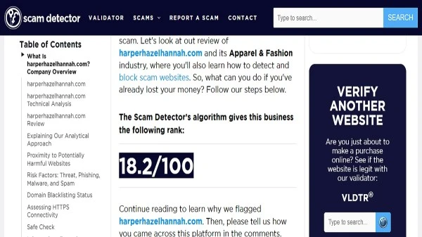 Harper, Hazel & Hannah review 2026 examining whether harperhazelhannah com is a scam or legit