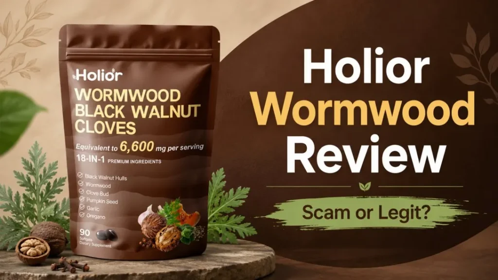 Holior Wormwood Black Walnut Cloves supplement featured image for Holior com review