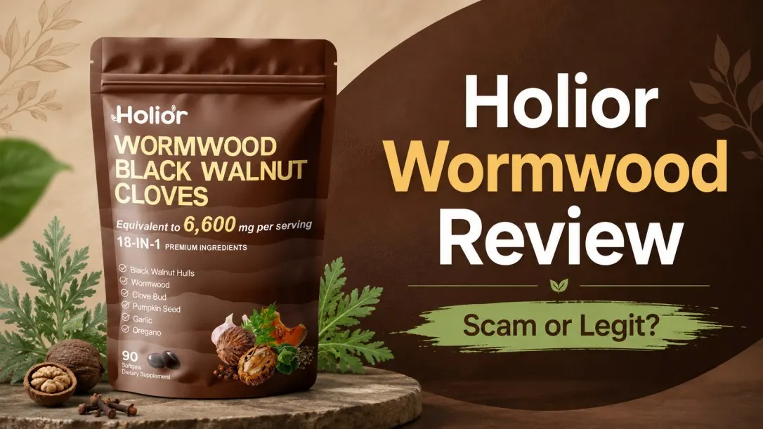 Holior Wormwood Black Walnut Cloves supplement featured image for Holior com review