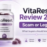 VitaReset Review 2026 featured image showing VitaReset supplement bottle and Scam or Legit question
