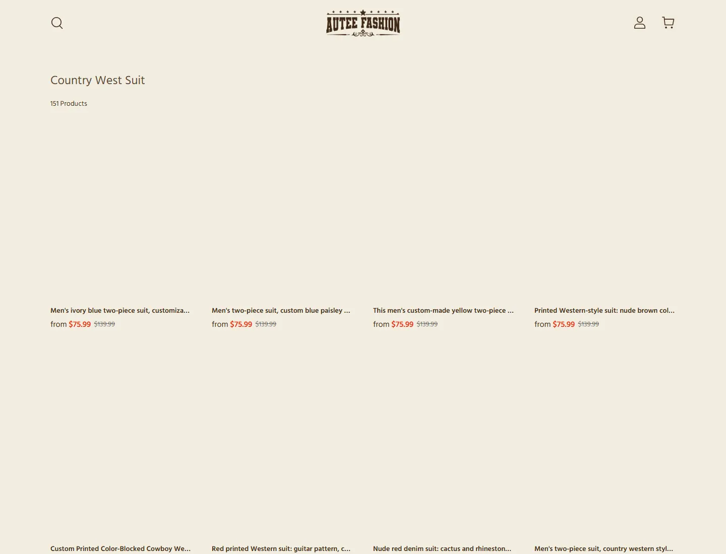 Country West Suit page captured during the ZeroThought investigation